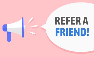 refer a friend pink